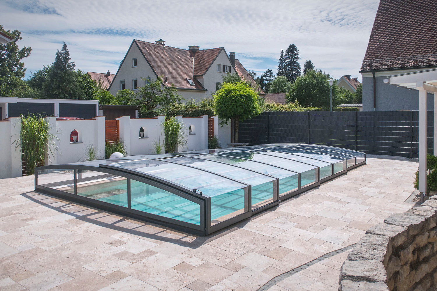Poolüberdachung